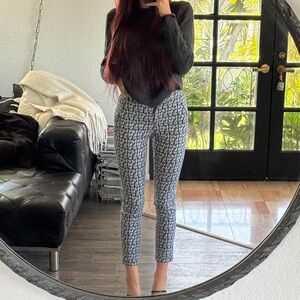 Cat Pattern Skinny Pants